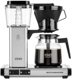 Moccamaster Manual S Coffee Maker 1.25 L, Polished Silver