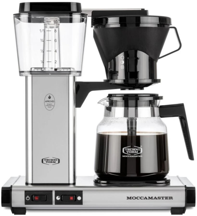 Moccamaster Manual S Coffee Maker 1.25 L, Polished Silver 1 Moccamaster Manual S Coffee Maker 1.25 L, Polished Silver