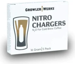 GrowlerWerks UKeg N2O Chargers 16 G - 5 Pack