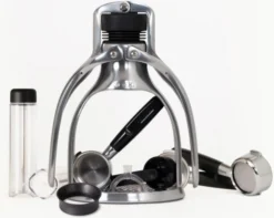 ROK EspressoGC Manual Espresso Machine, Explorer Edition Bundle