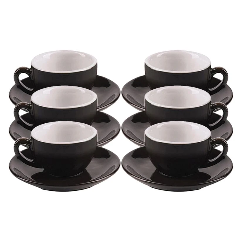 IPA Milano Cappuccino Cup 180 Ml, Black & White 1 IPA Milano Cappuccino Cup 180 Ml, Black & White