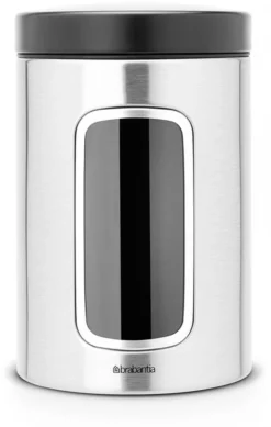 Brabantia Storage Canister With Window 1,4 Litres