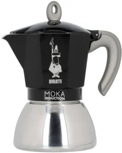Bialetti Moka Induction Black Stovetop Espresso Maker