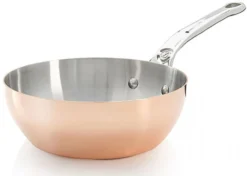 De Buyer Prima Matera Conical Copper Sauté Pan Induction