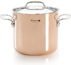 De Buyer Prima Matera Copper Stockpot 5.7 L Induction 20 Cm