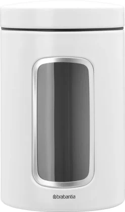 Brabantia Storage Canister With Window 1,4 Litres -Hario Shop brabantia window canister 3445