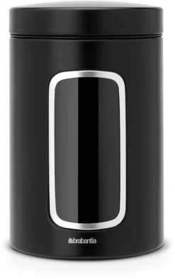 Brabantia Storage Canister With Window 1,4 Litres -Hario Shop brabantia window canister 492