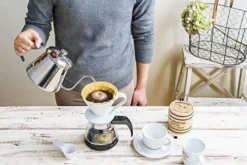 Alternative view of CAFEC Arita Ware Flower Dripper 4 Cup
