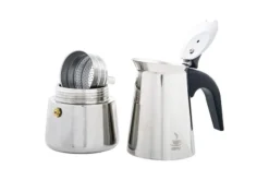 Gefu Emilio Stainless Steel Moka Pot -Hario Shop gefu emilio moka pot 8302