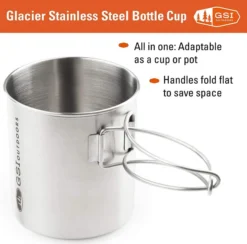 GSI Outdoors Glacier Stainless Bottle Cup -Hario Shop gsi glacier stainless bottle cup 6433