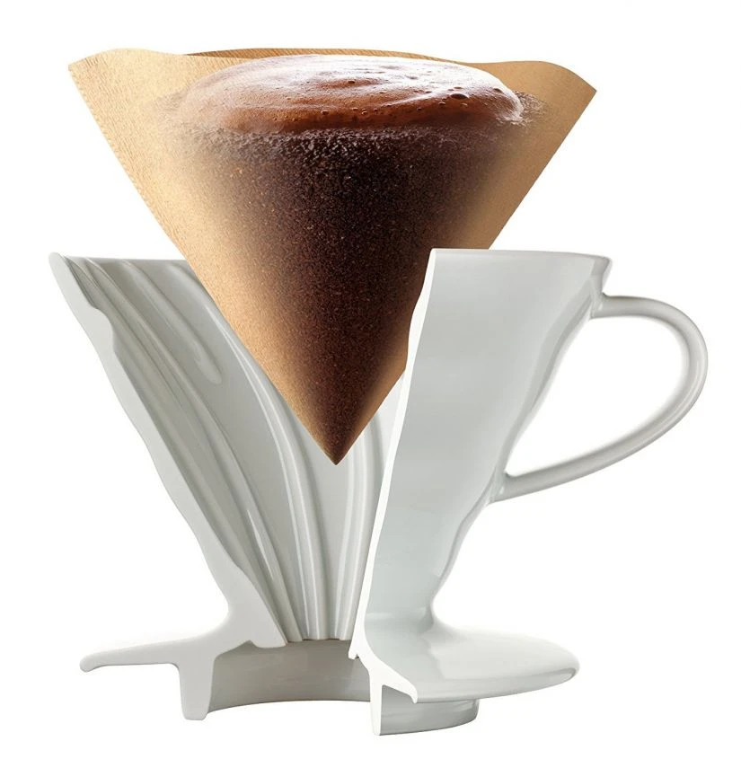 Hario V60 Ceramic Coffee Dripper Size 01 2 Hario V60 Ceramic Coffee Dripper Size 01 - Image 2