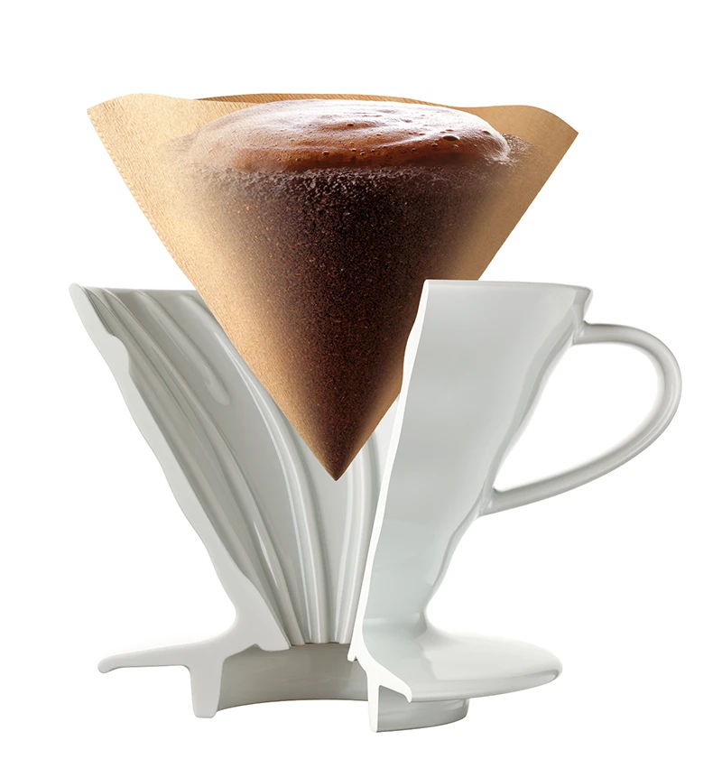 Hario V60 Ceramic Coffee Dripper Size 02 3 Hario V60 Ceramic Coffee Dripper Size 02 - Image 3