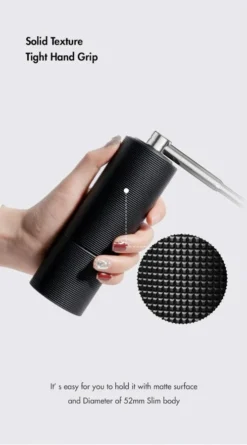 Timemore C3 MAX S2C Pro Coffee Grinder, Black -Hario Shop timemore c3 max 8280