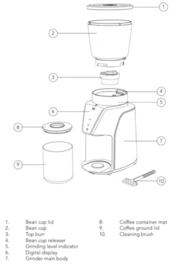 Wilfa Balance CG1B-275 Coffee Grinder 5 Wilfa Balance CG1B-275 Coffee Grinder -Hario Shop wilfa balance coffee grinder 7620